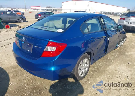 2012 Honda Civic Lx из США, поврежденный, VIN 2HGFB2F55CH561122